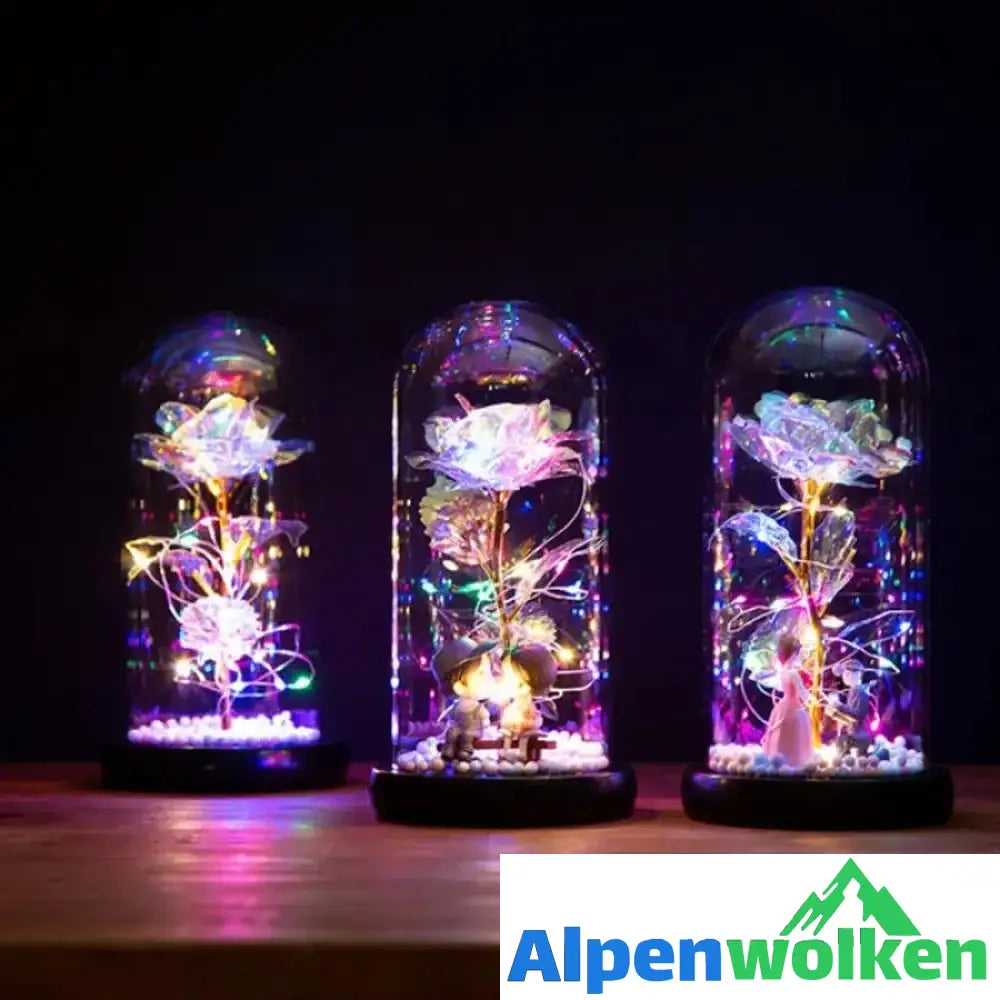 Alpenwolken - Dämmerlicht LED Enchanted Galaxy Rose