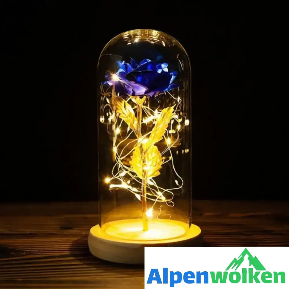 Alpenwolken - Dämmerlicht LED Enchanted Galaxy Rose Blau Gold