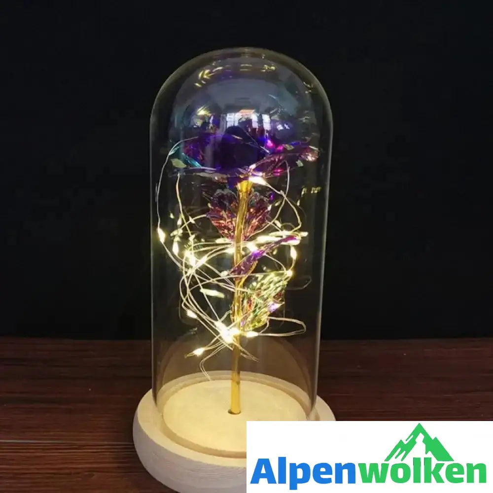 Alpenwolken - Dämmerlicht LED Enchanted Galaxy Rose Dunkelheit