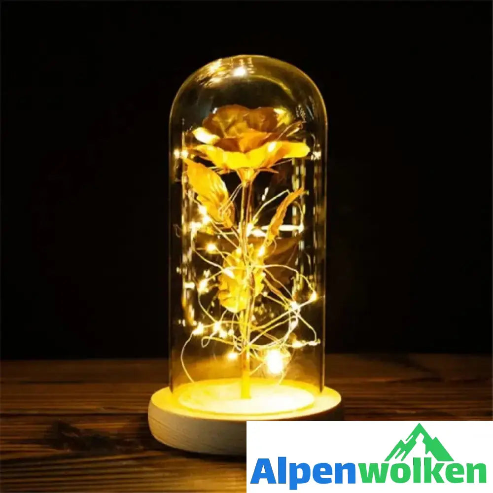 Alpenwolken - Dämmerlicht LED Enchanted Galaxy Rose Gelb