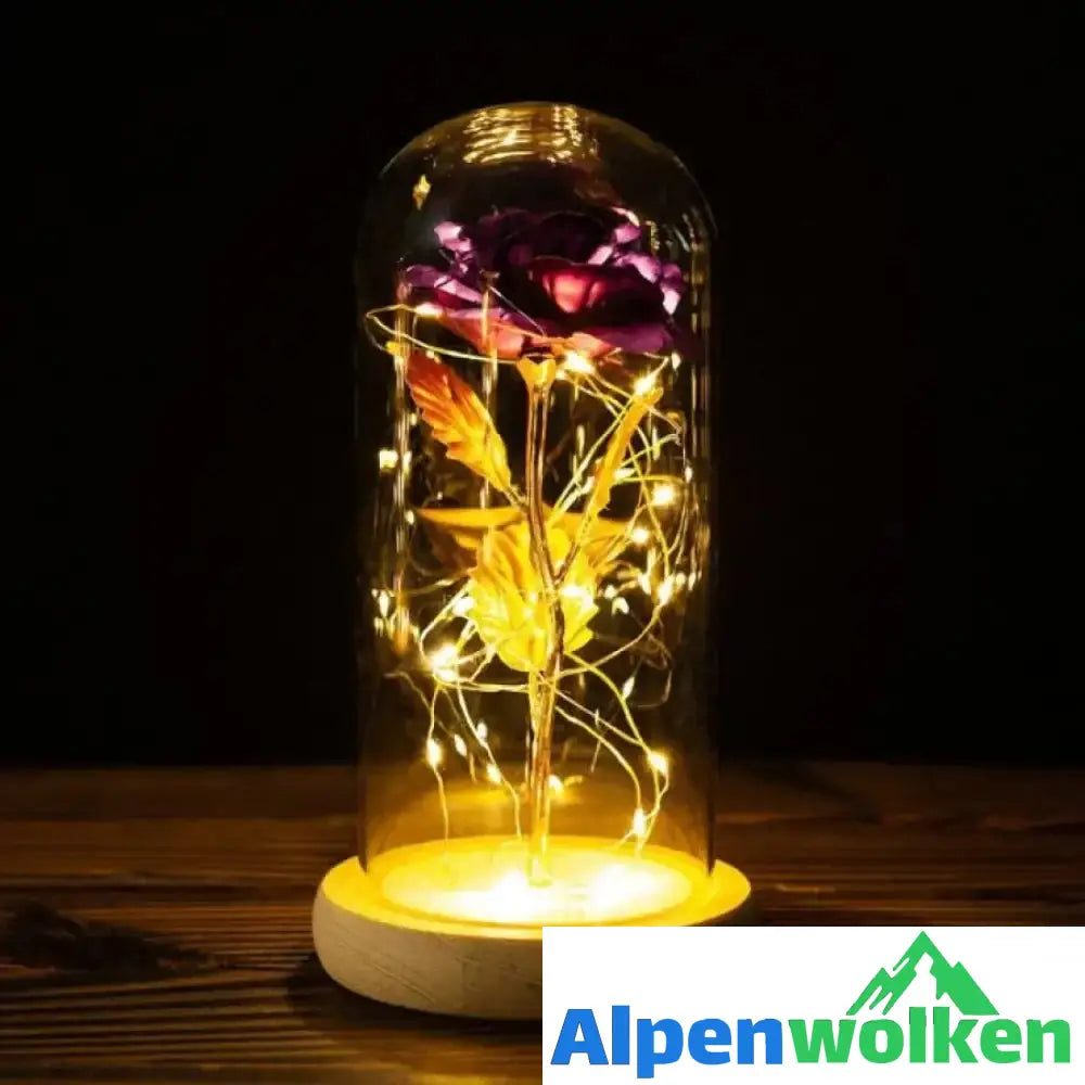 Alpenwolken - Dämmerlicht LED Enchanted Galaxy Rose Lila