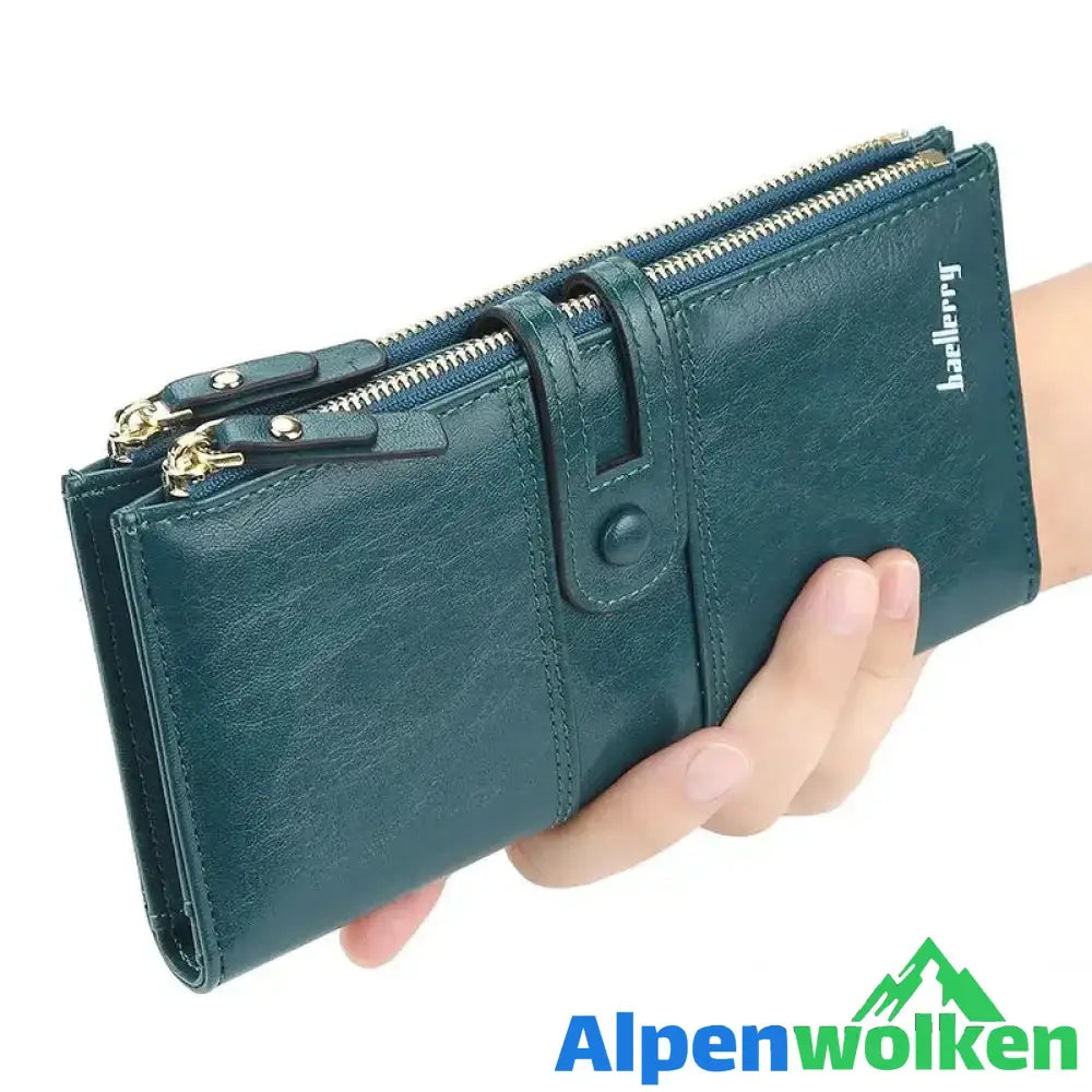 Alpenwolken - Damen Clutch mit zweifachem Reißverschluss