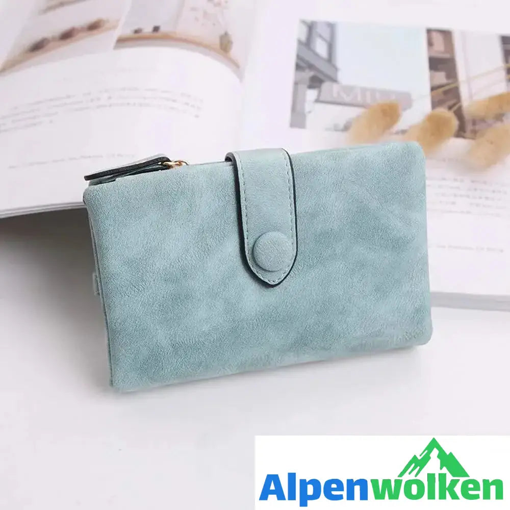 Alpenwolken - Damen dreifach gefaltete Geldbörse