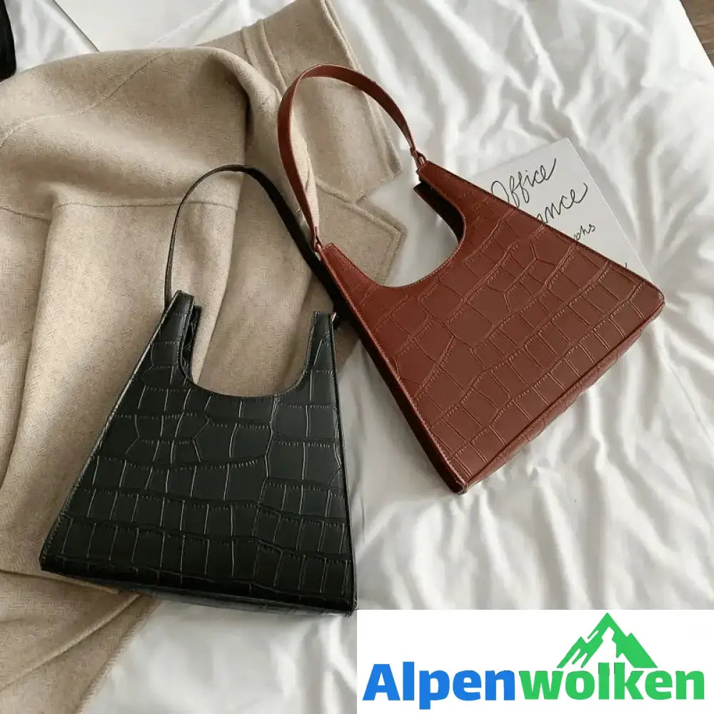 Alpenwolken - Damen Einfache Retro-Handtasche