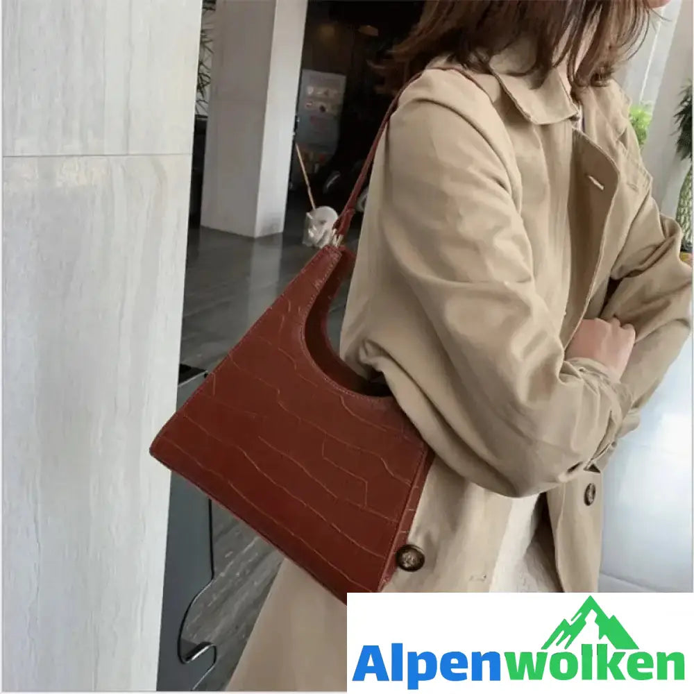 Alpenwolken - Damen Einfache Retro-Handtasche