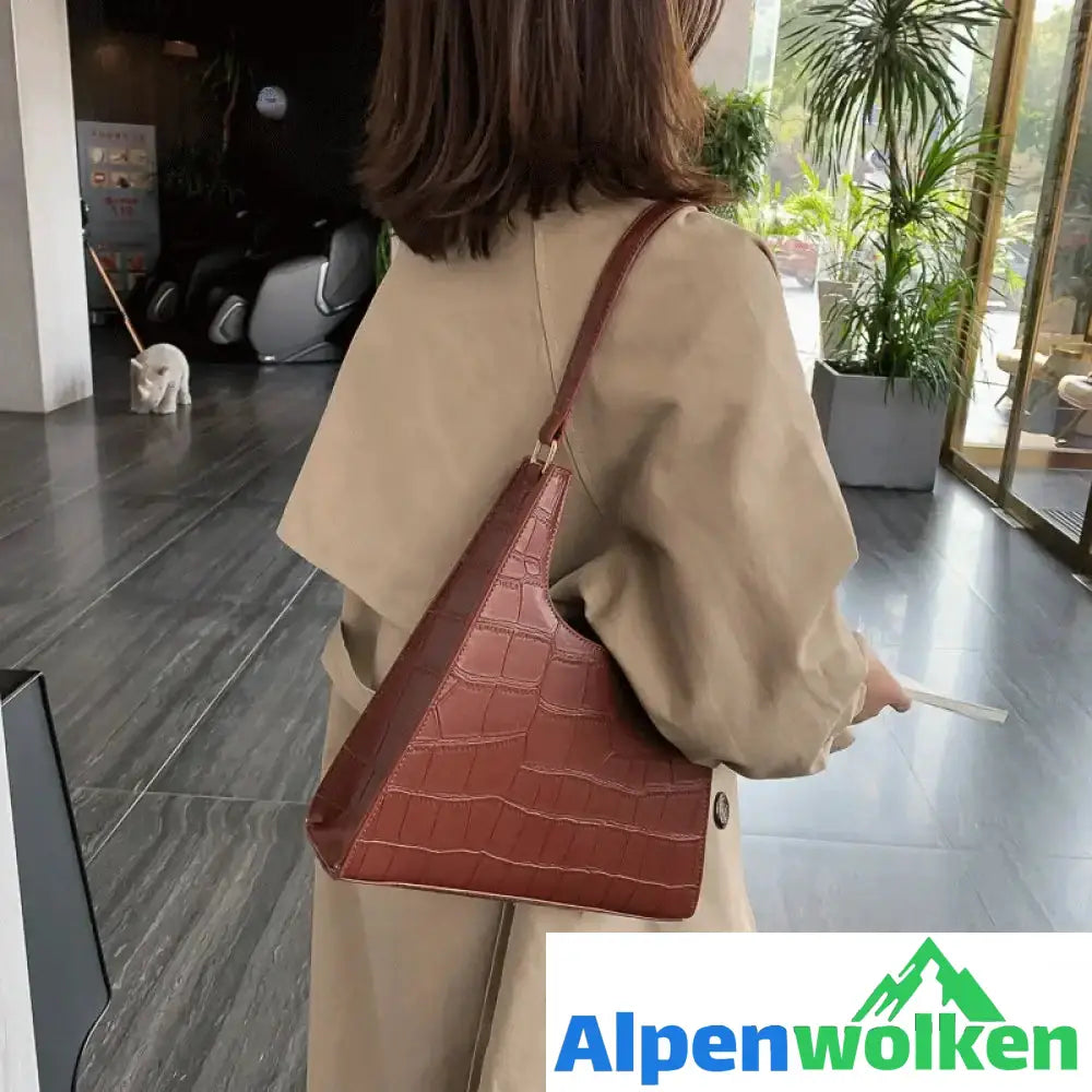 Alpenwolken - Damen Einfache Retro-Handtasche