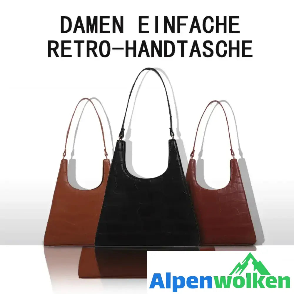 Alpenwolken - Damen Einfache Retro-Handtasche