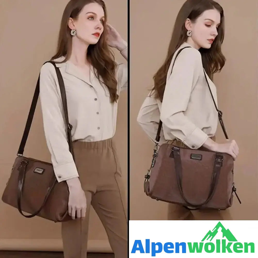 Alpenwolken - Damen Elegante Umhängetasche mit großem Fassungsvermögen