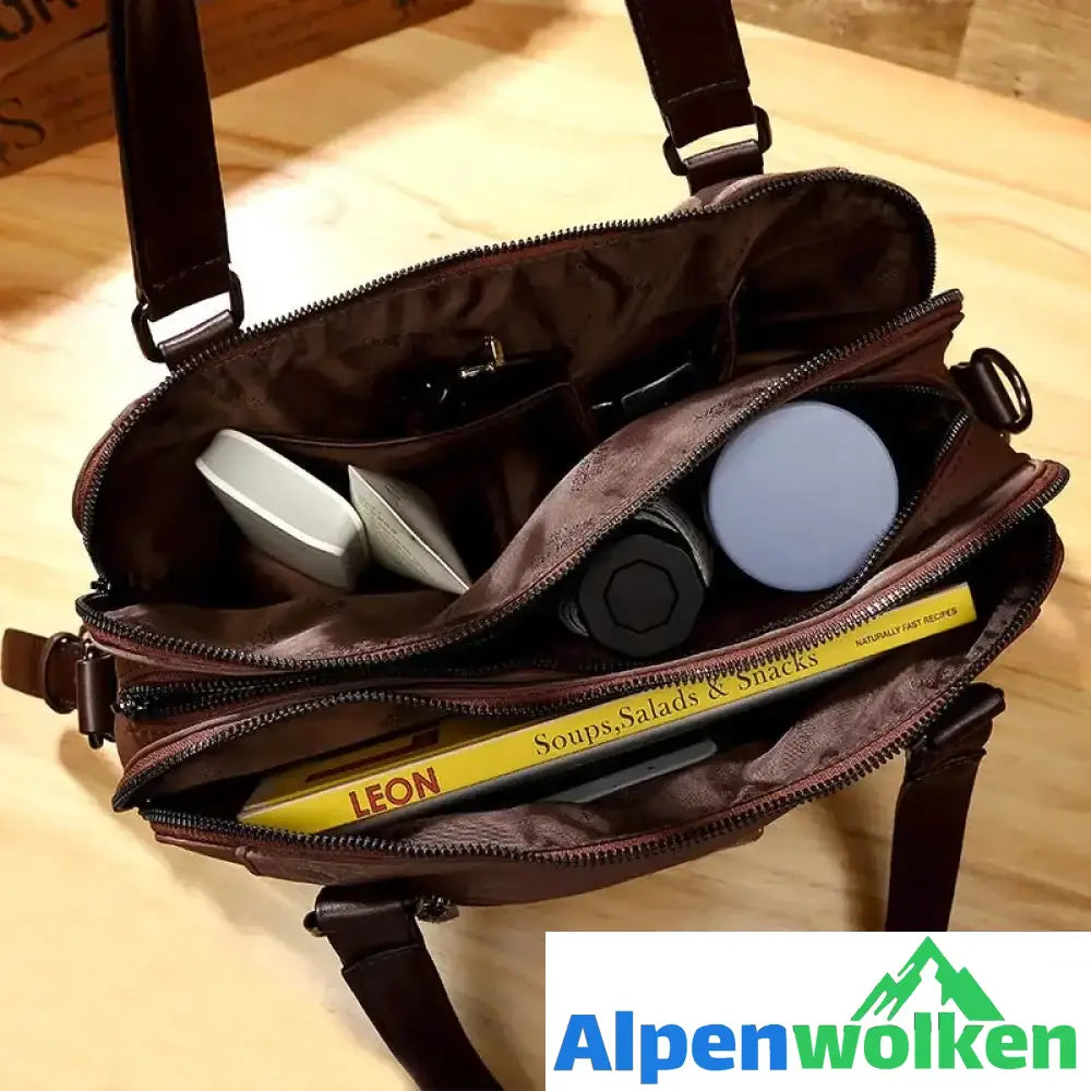 Alpenwolken - Damen Elegante Umhängetasche mit großem Fassungsvermögen