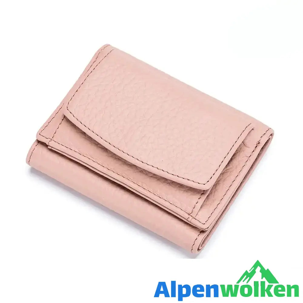 Alpenwolken - Damen Faltbare Kurze Geldbörse