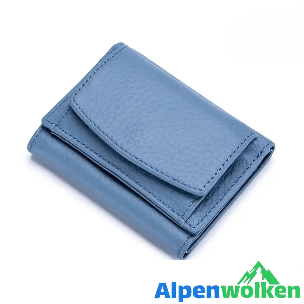 Alpenwolken - Damen Faltbare Kurze Geldbörse