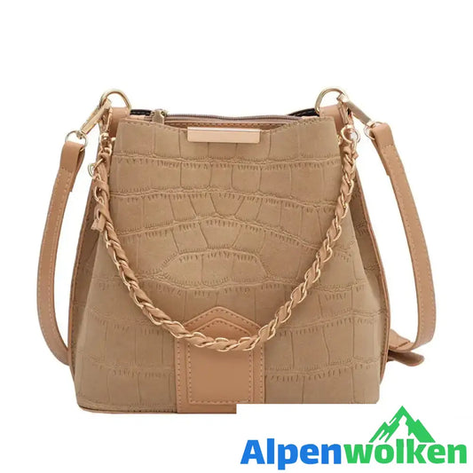 Alpenwolken - Damen Gefrostete Vintage Handtasche