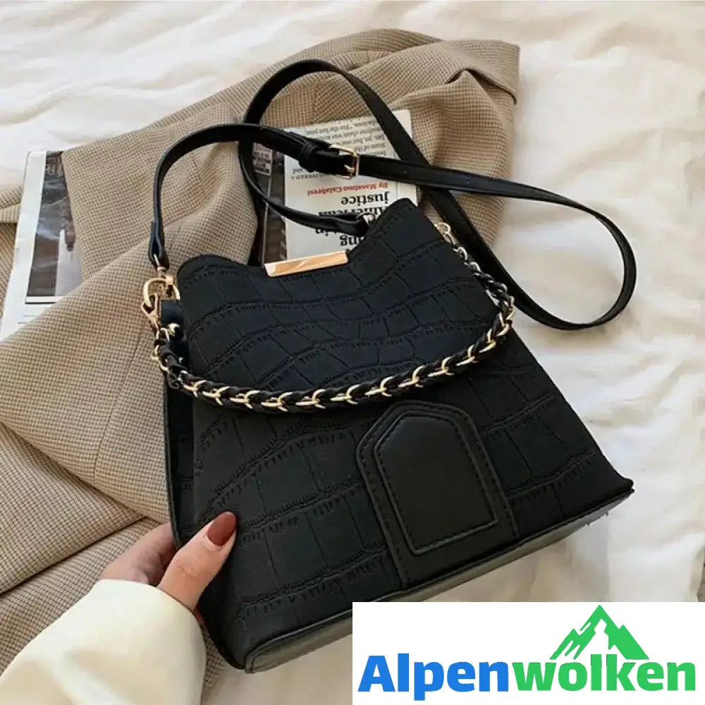 Alpenwolken - Damen Gefrostete Vintage Handtasche