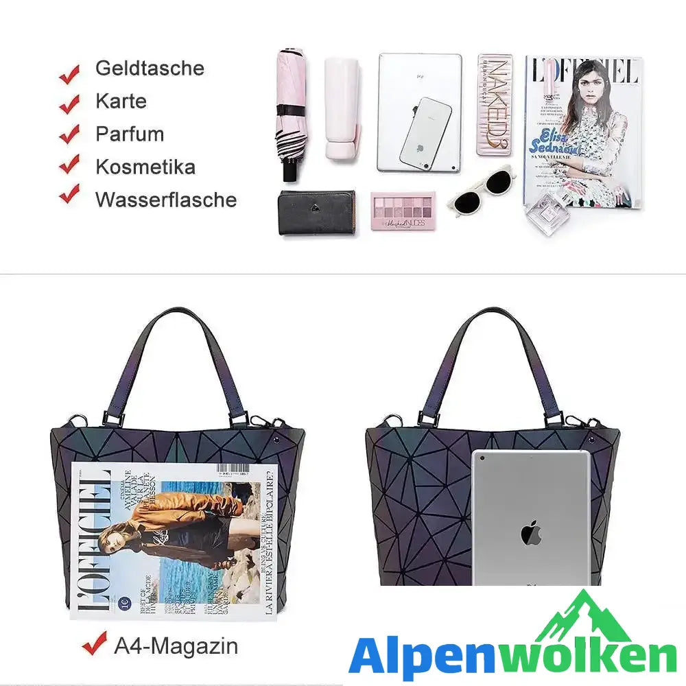 Alpenwolken - Damen Geometrische Tasche