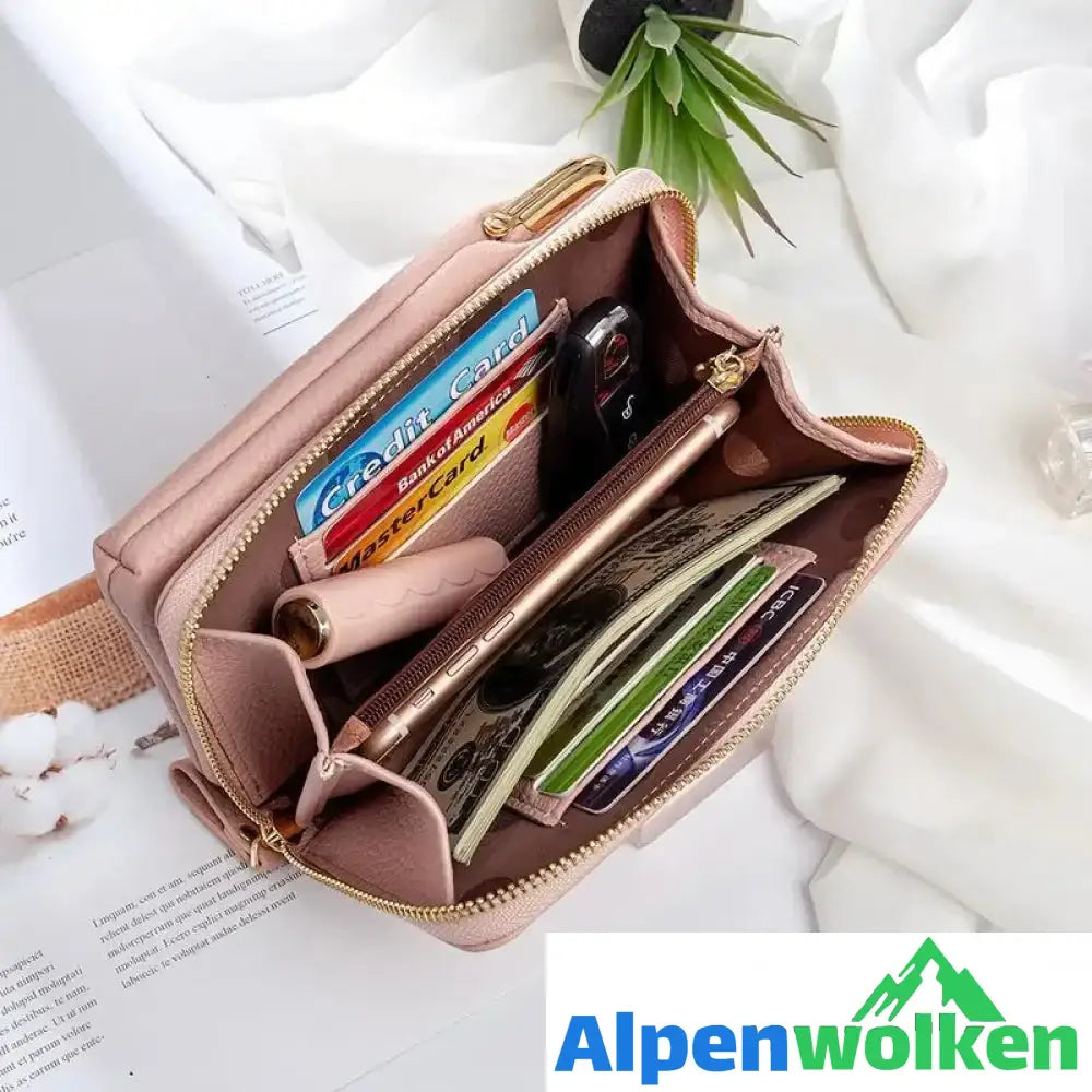 Alpenwolken - Damen Handytasche Umhängetasche