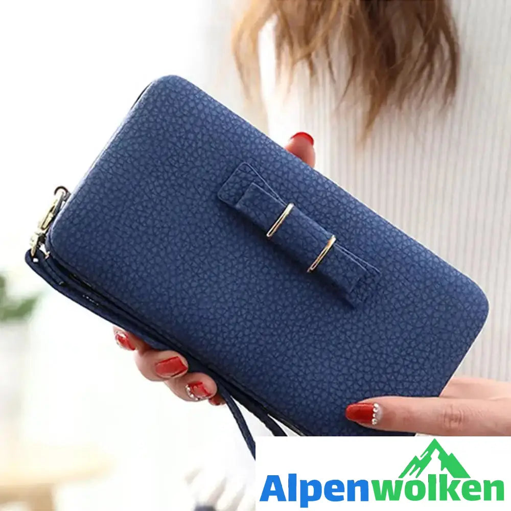 Alpenwolken - Damen Hochzeitstag süße Geldbörse, Handtasche Blau