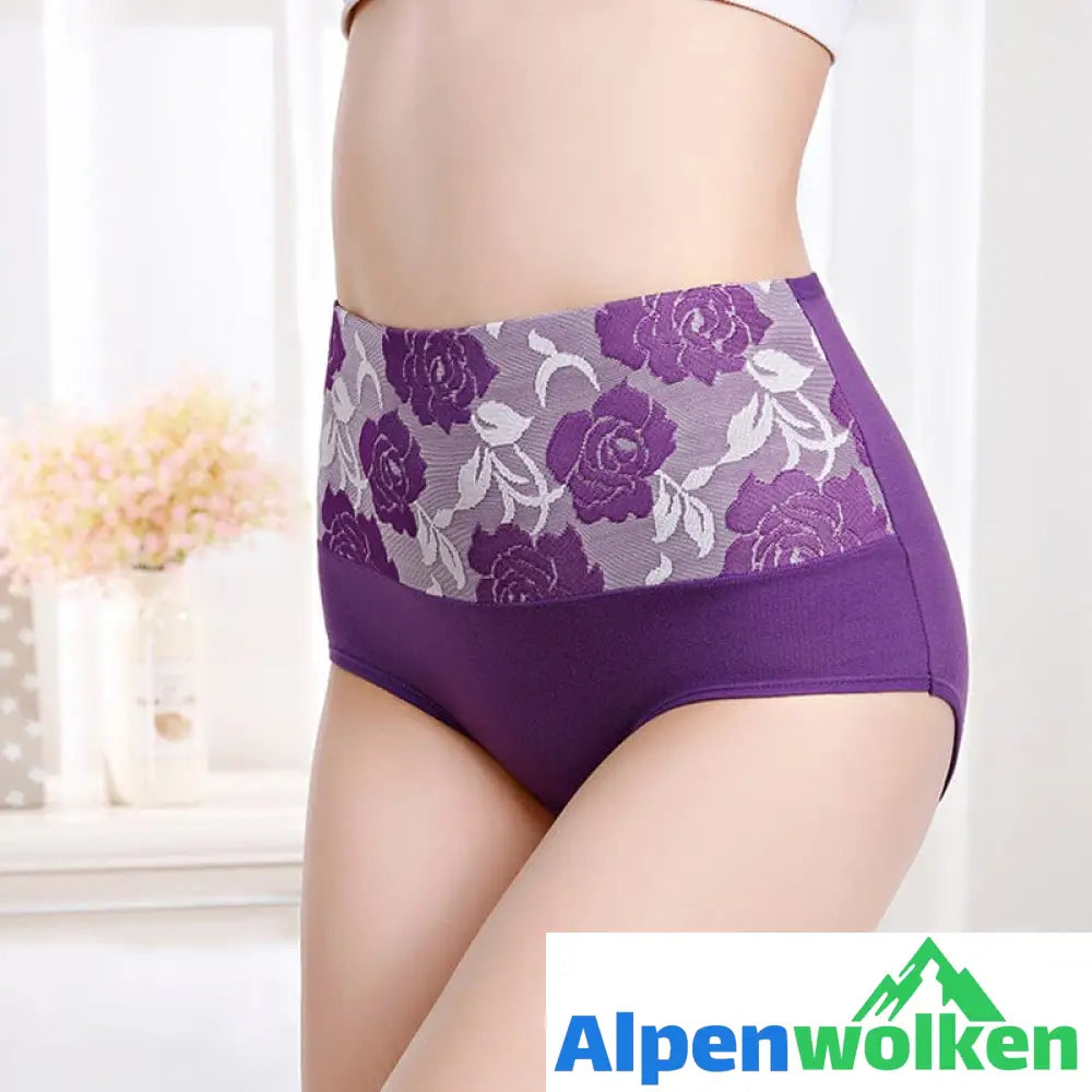 Alpenwolken - 🌸Damen hoher Taille und Baumwoll Slips🌸