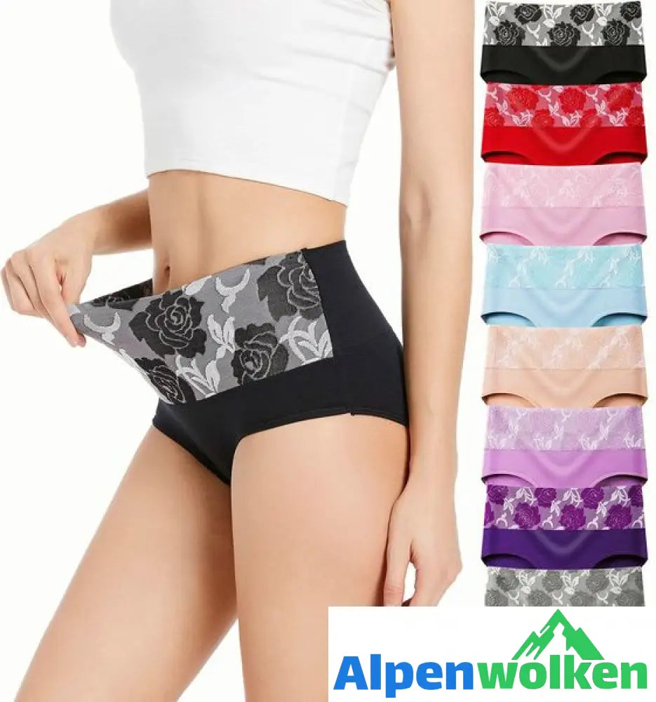 Alpenwolken - 🌸Damen hoher Taille und Baumwoll Slips🌸