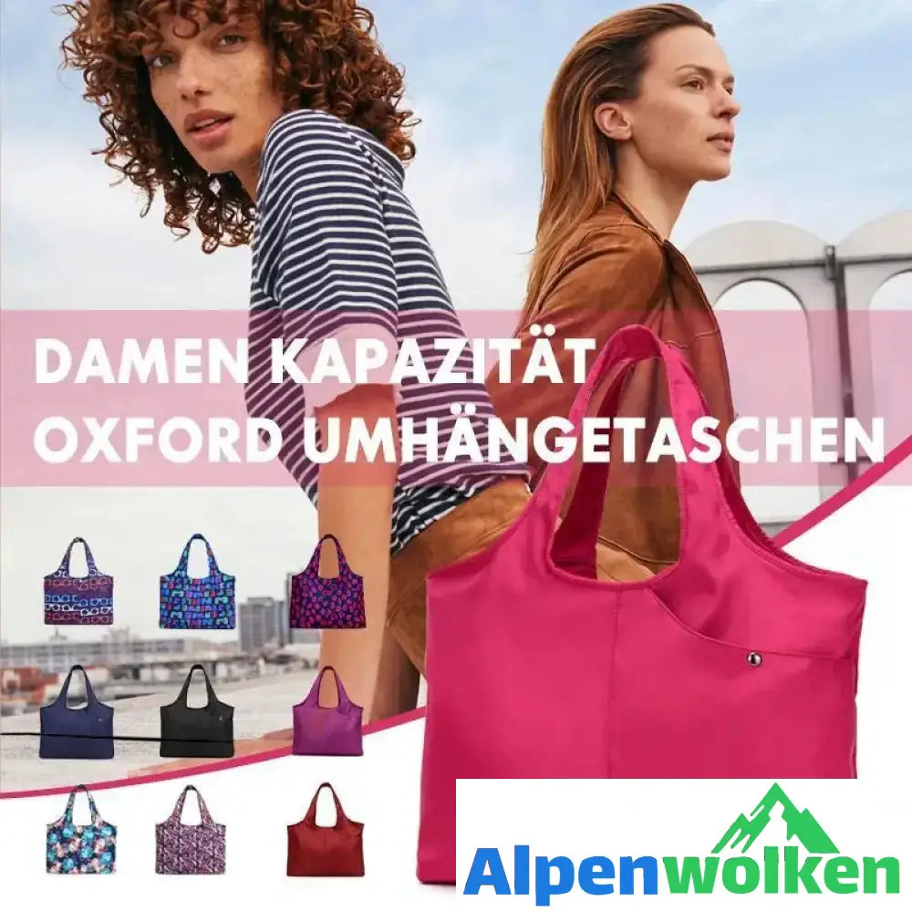 Alpenwolken - Damen Kapazität Oxford Umhängetaschen