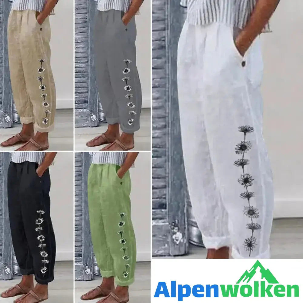 Alpenwolken - Damen Lässige Hosen