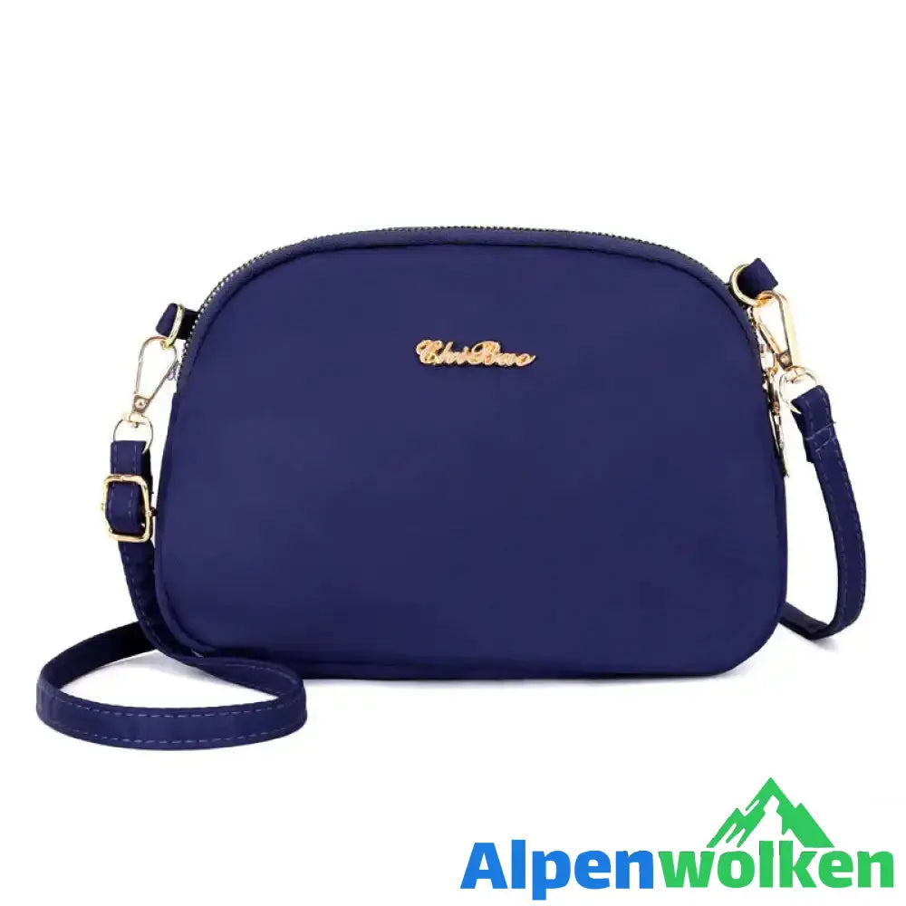 Alpenwolken - Damen lässige Umhängetasche aus Nylon blau