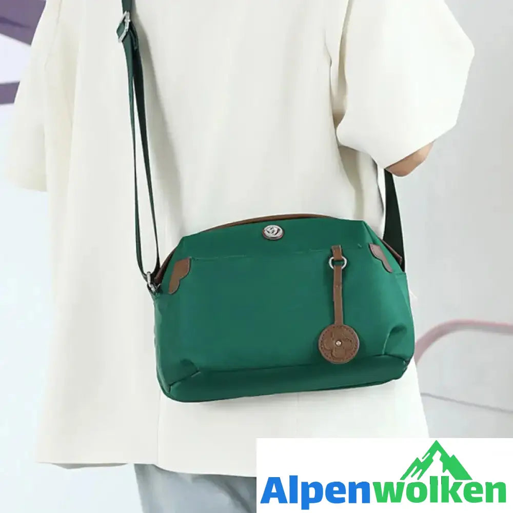 Alpenwolken - Damen leichte kleine Umhängetasche und Handtasche aus Nylon