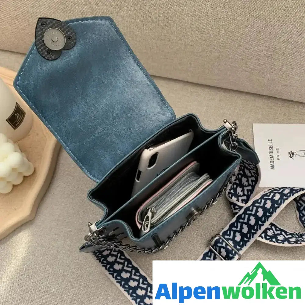 Alpenwolken - Damen mini Kette- Tasche