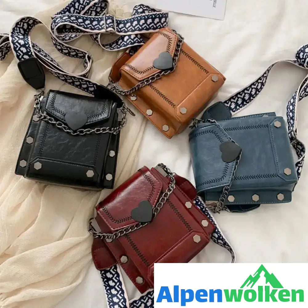 Alpenwolken - Damen mini Kette- Tasche