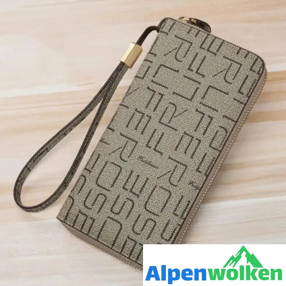 Alpenwolken - Damen modische Lange Brieftasche