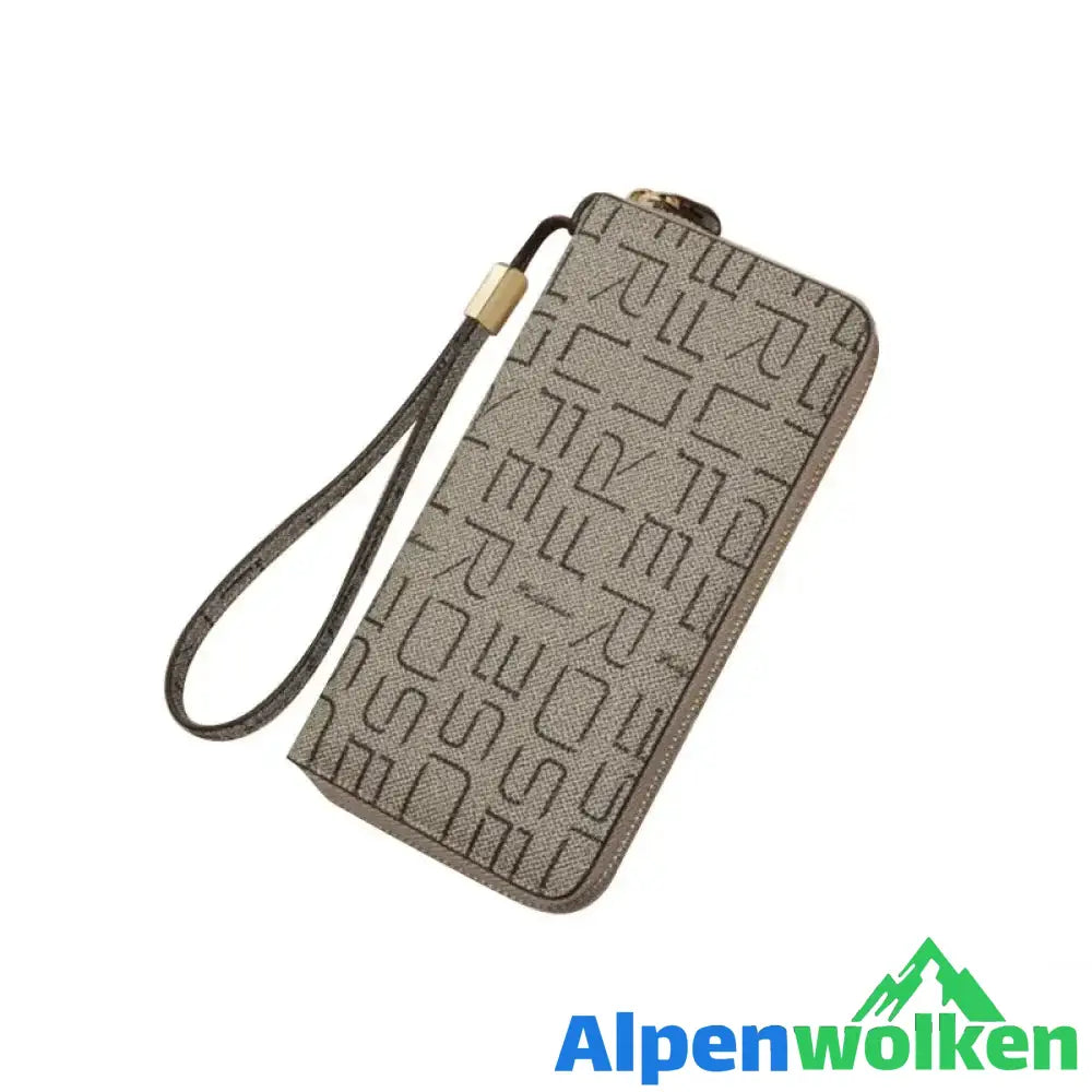 Alpenwolken - Damen modische Lange Brieftasche