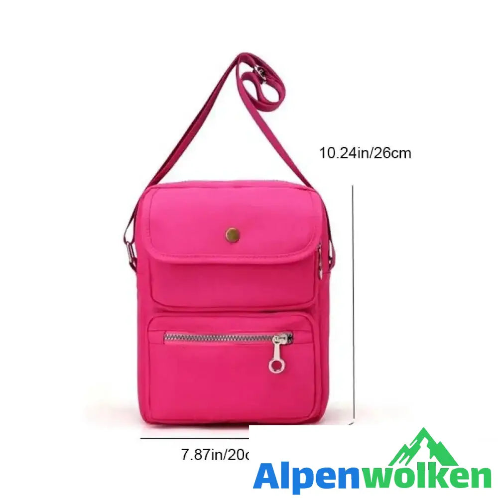 Alpenwolken - Damen Modische wasserdichte multifunktionale Schultertasche