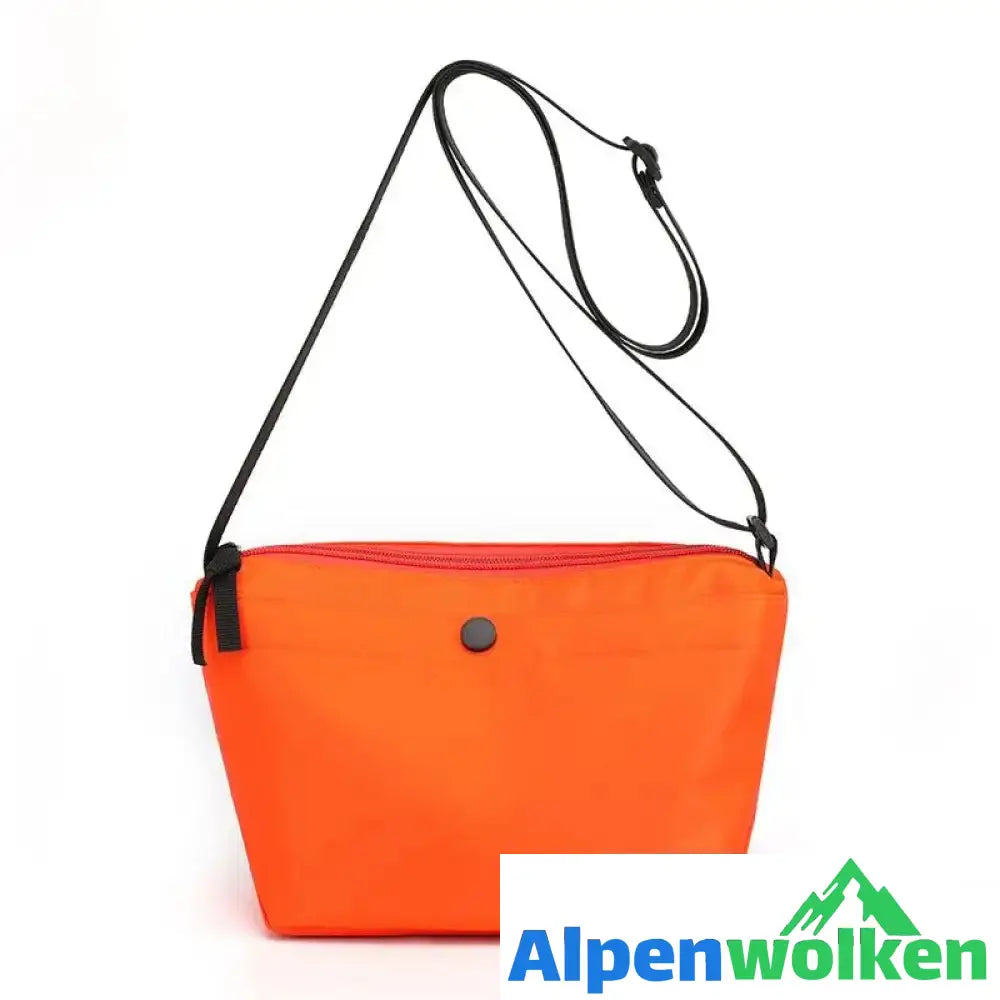 Alpenwolken - Damen Modische Wasserdichte Umhängetasche Orange