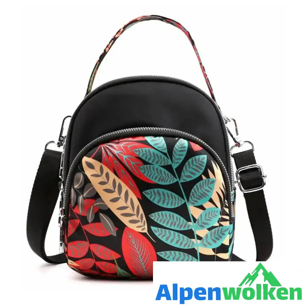 Alpenwolken - Damen Modischer Mehrzweckrucksack Ahornblatt