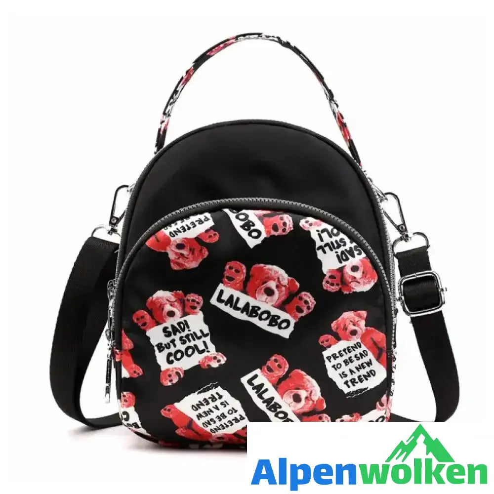 Alpenwolken - Damen Modischer Mehrzweckrucksack Bär