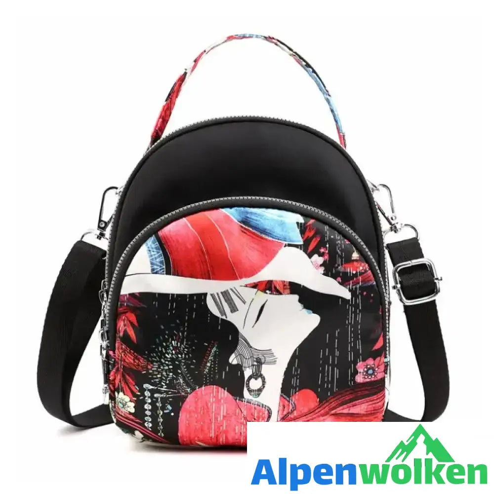 Alpenwolken - Damen Modischer Mehrzweckrucksack Friedensgöttin