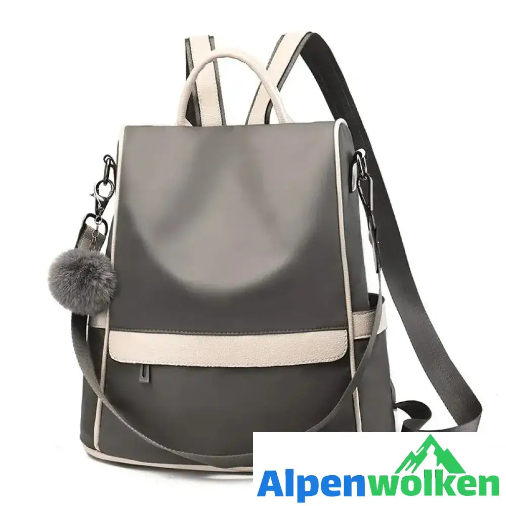 Alpenwolken - Damen modischer Rucksack Grau