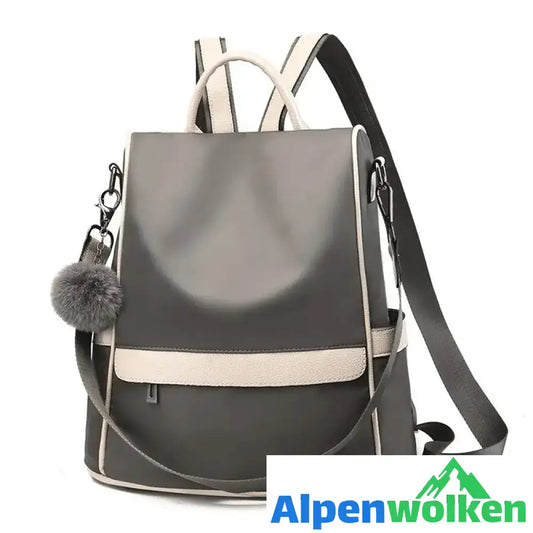 Alpenwolken - Damen modischer Rucksack Grau