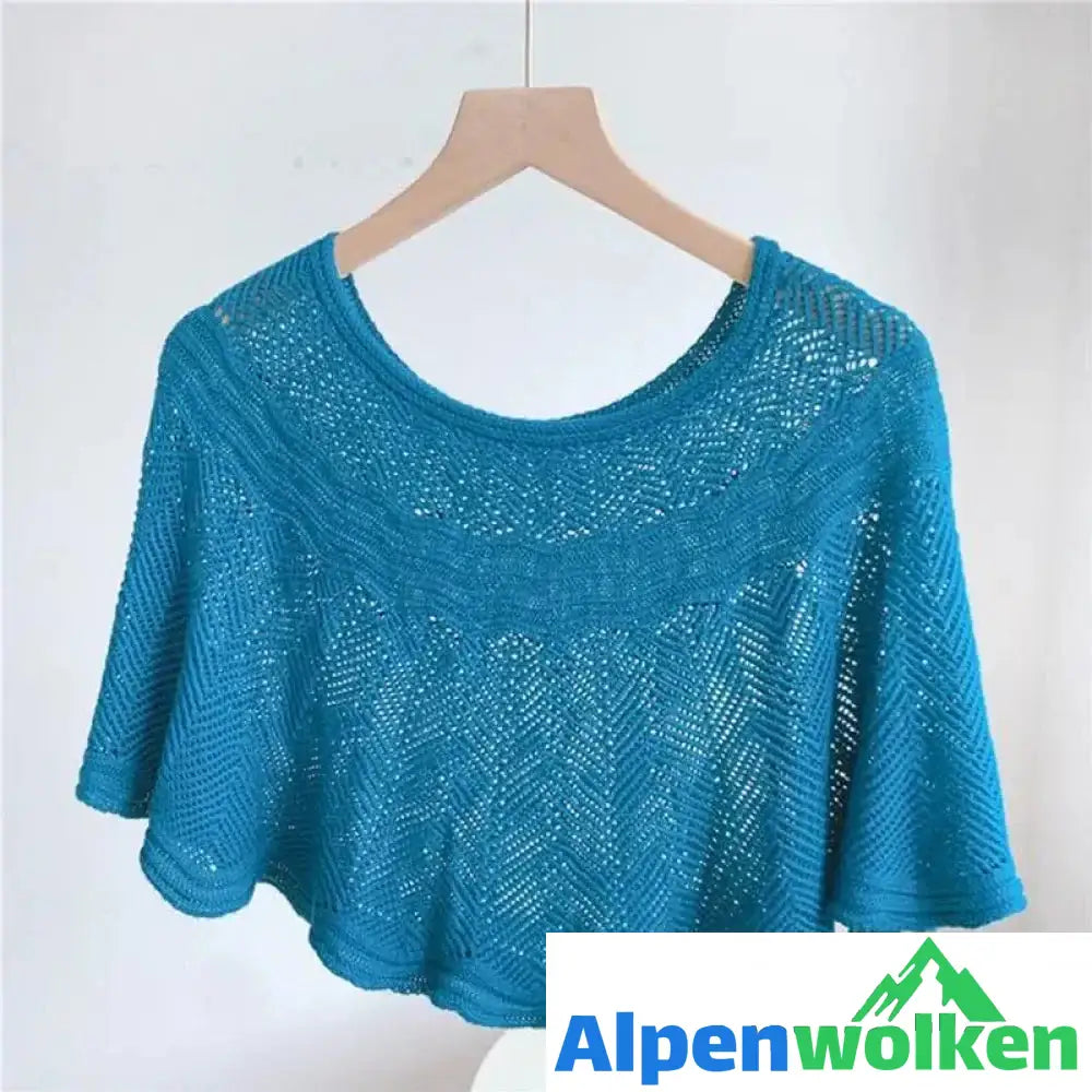 Alpenwolken - 🎊Damen modischer Strickschal🎊 blau