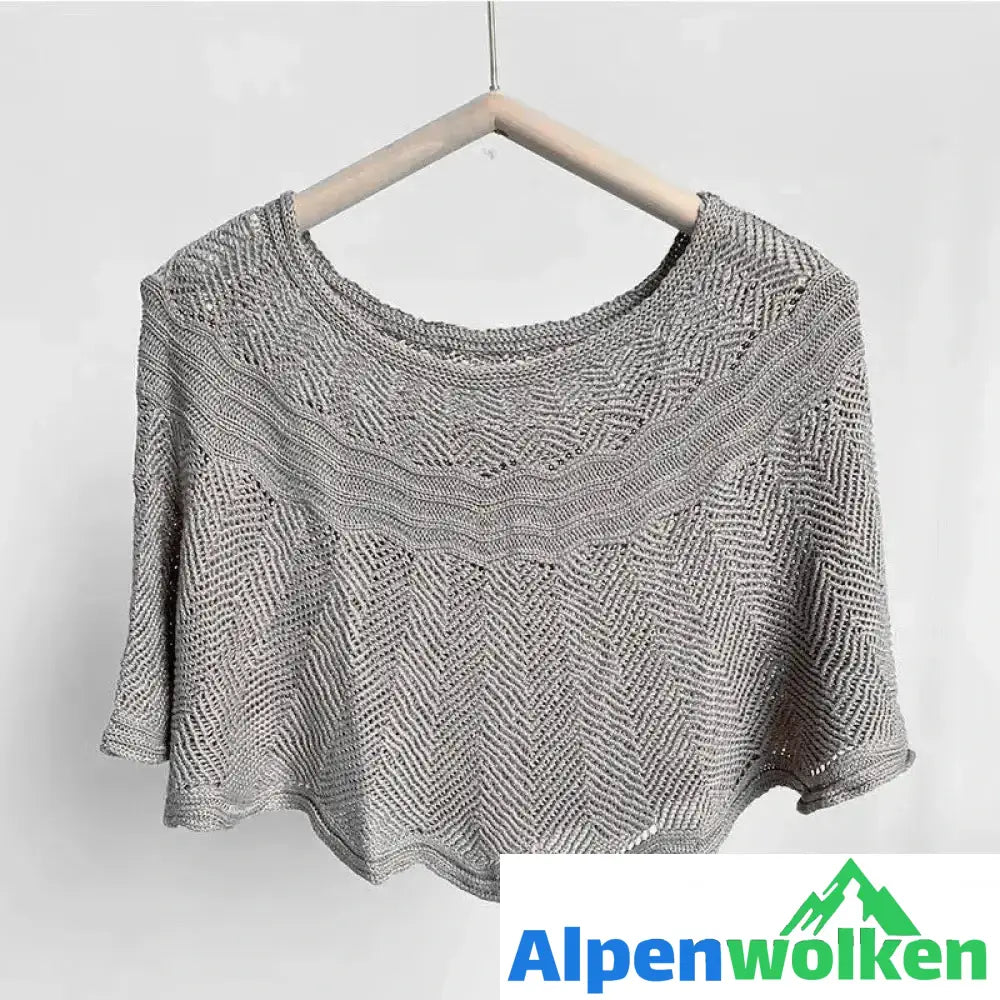 Alpenwolken - 🎊Damen modischer Strickschal🎊 grau