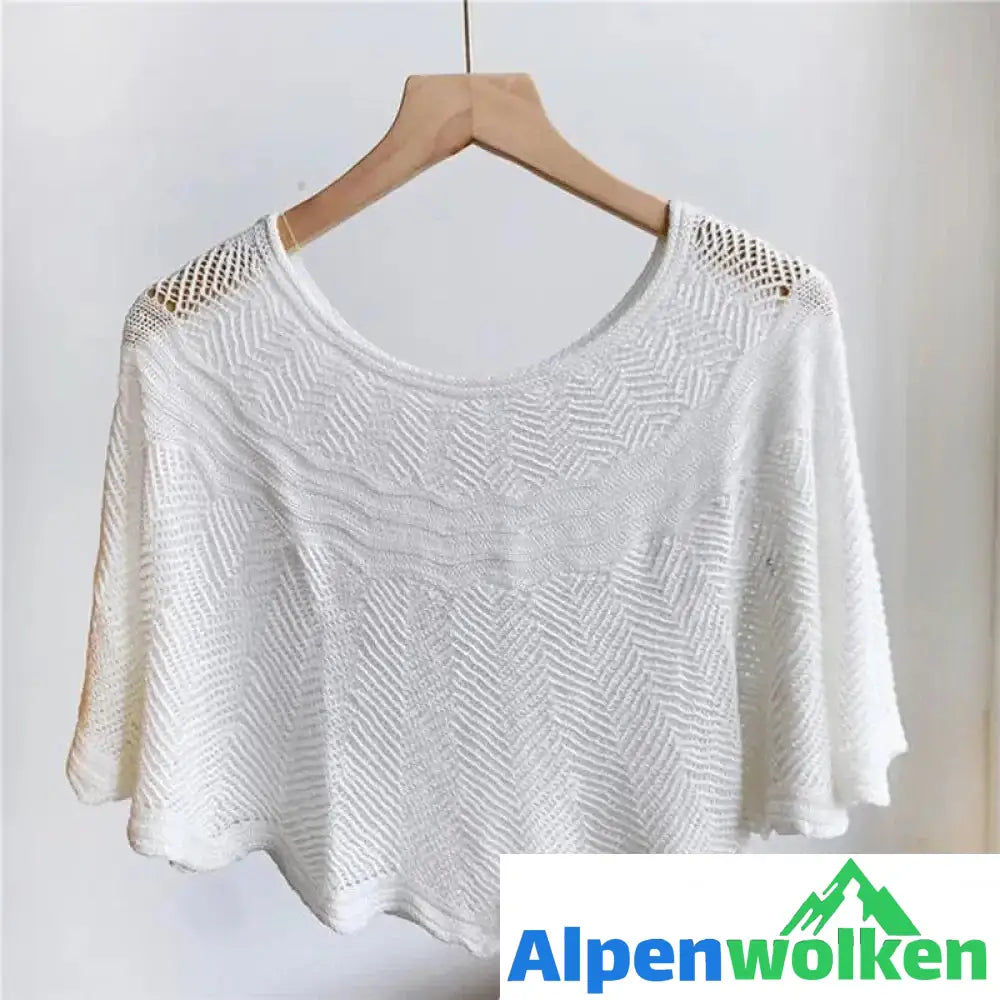 Alpenwolken - 🎊Damen modischer Strickschal🎊 weiß