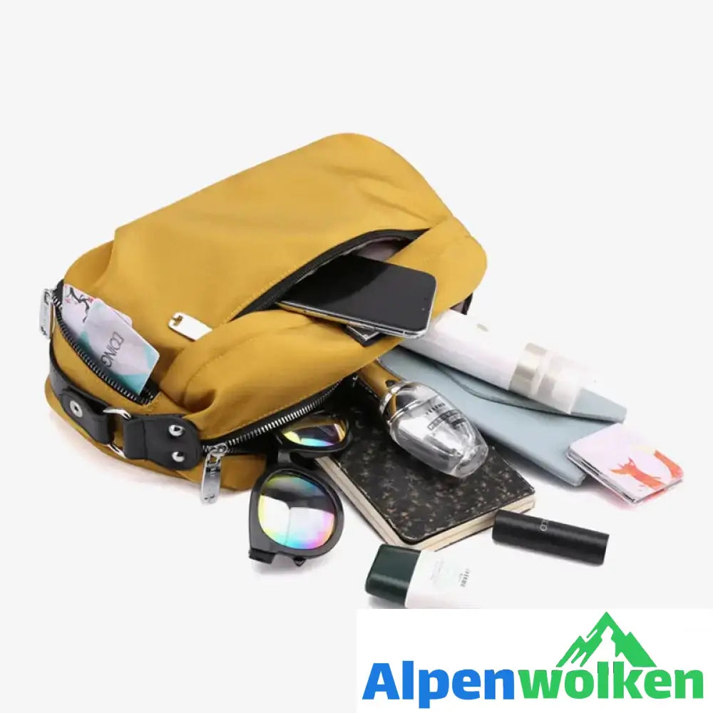 Alpenwolken - Damen Multifunktionale Modische Nylonhandtasche