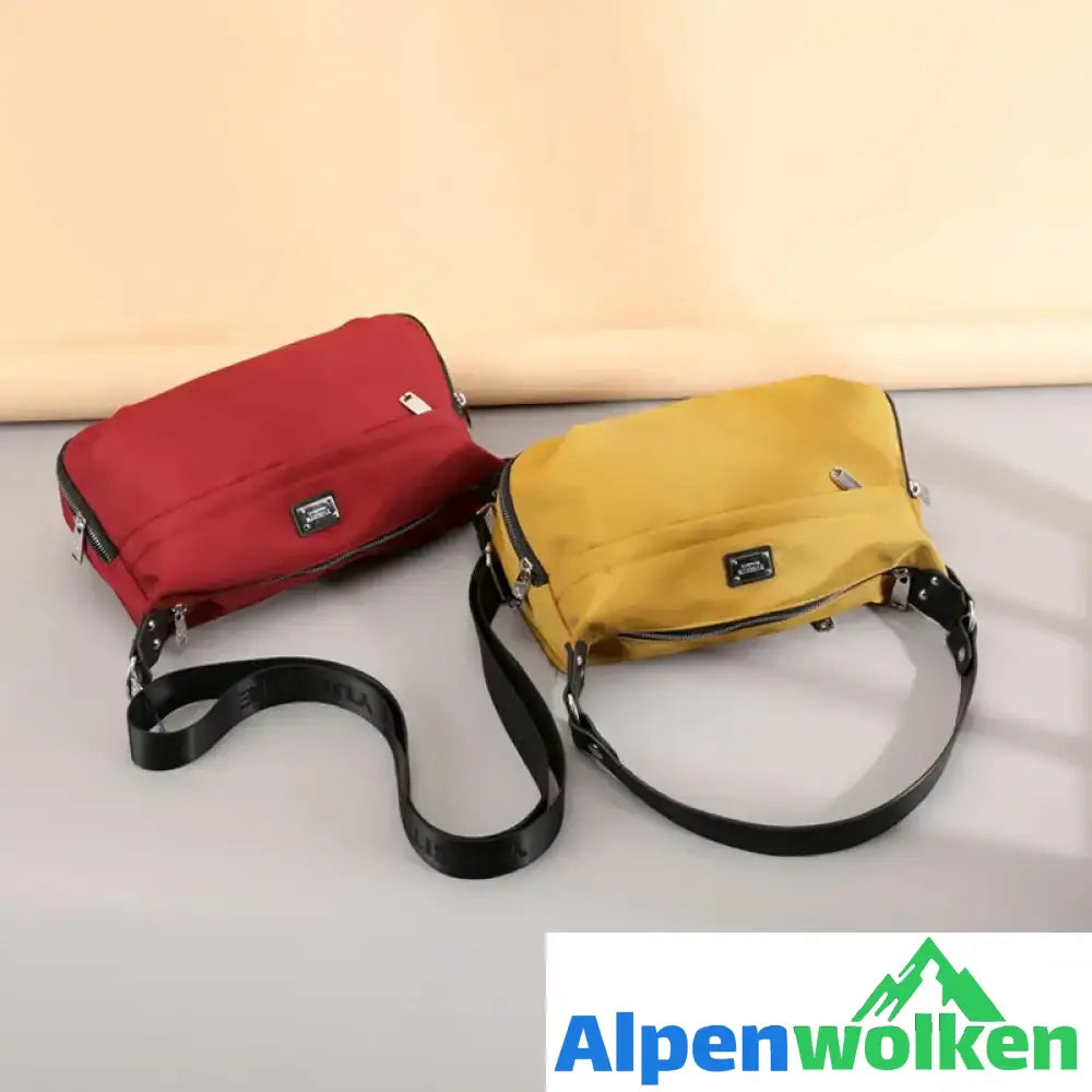 Alpenwolken - Damen Multifunktionale Modische Nylonhandtasche