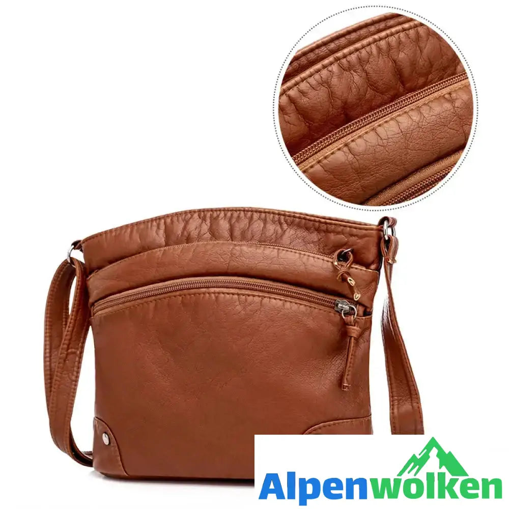 Alpenwolken - Damen Retro kleine lässige einfache Umhängetasche