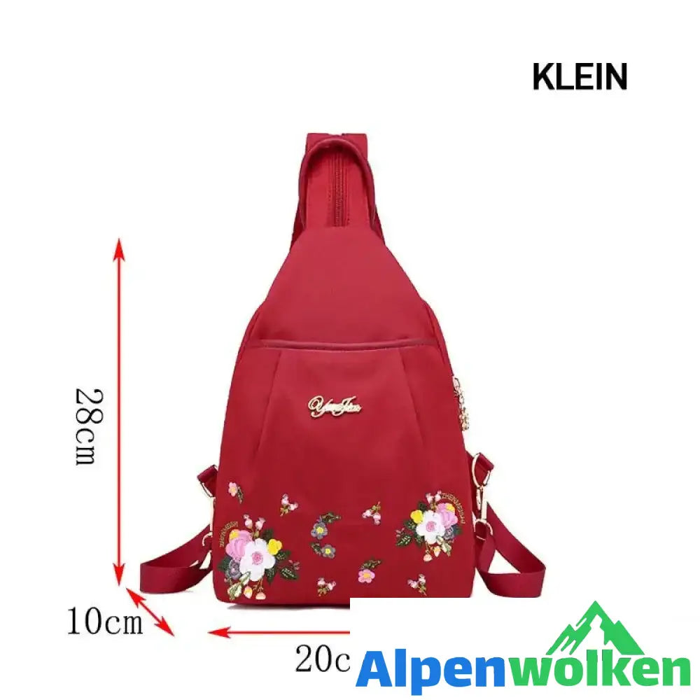 Alpenwolken - Damen Rucksack mit Stickerei