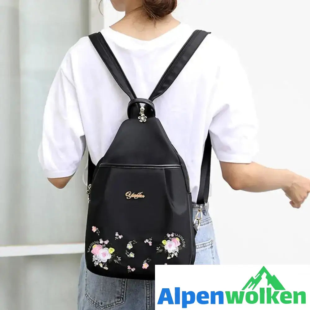 Alpenwolken - Damen Rucksack mit Stickerei