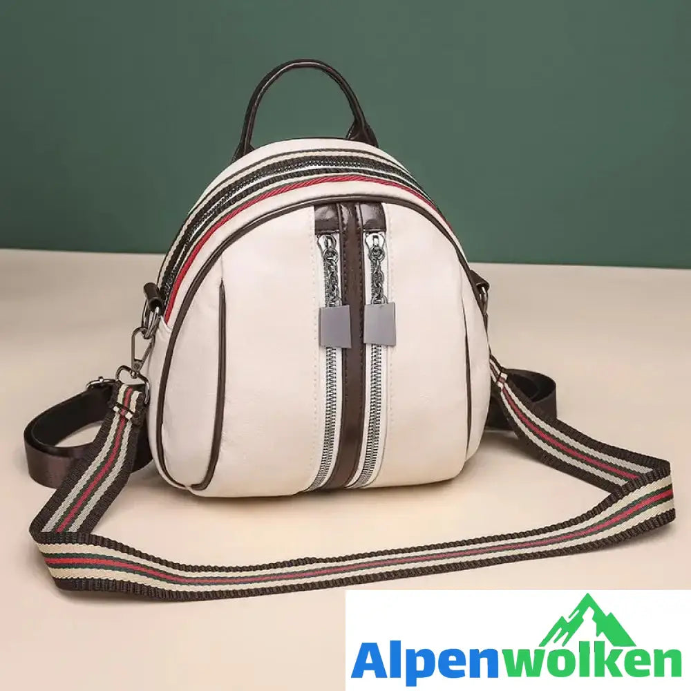 Alpenwolken - Damen Stylischer Muschelrucksack