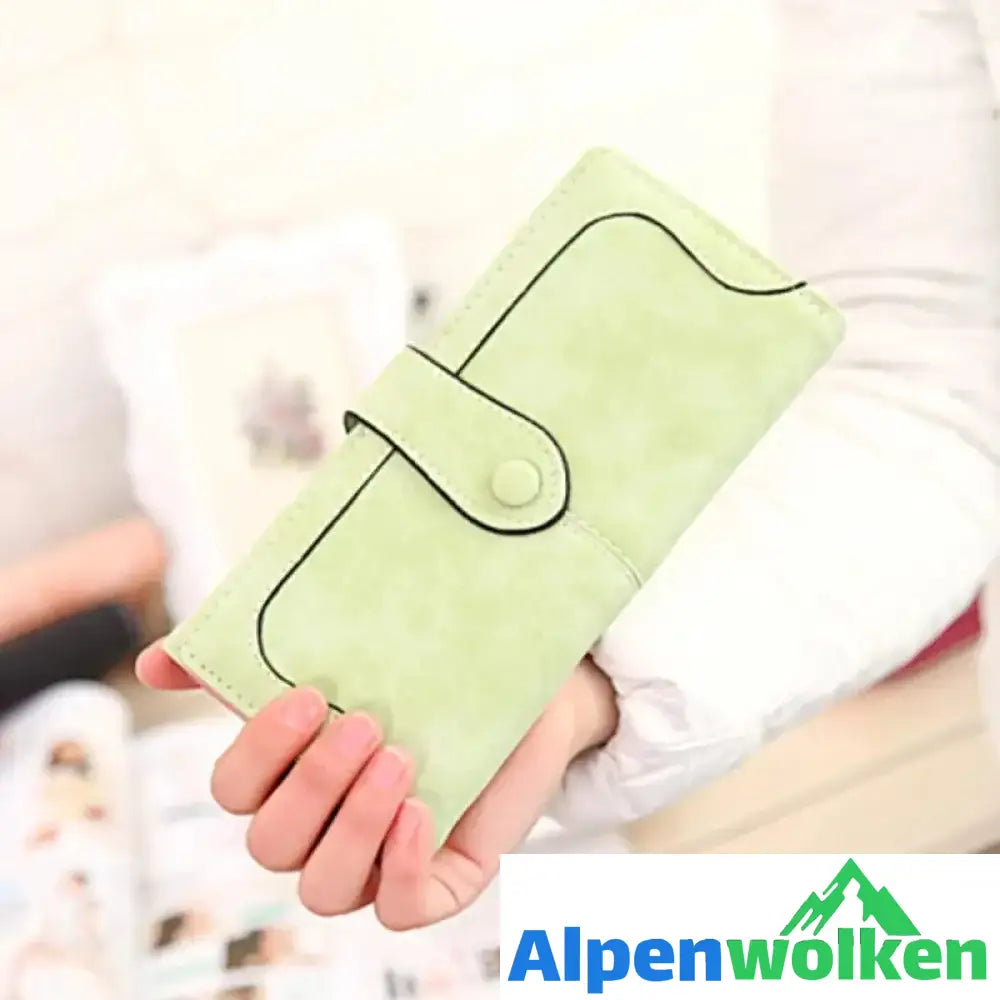 Alpenwolken - Damen Vintage gefrostete Brieftasche