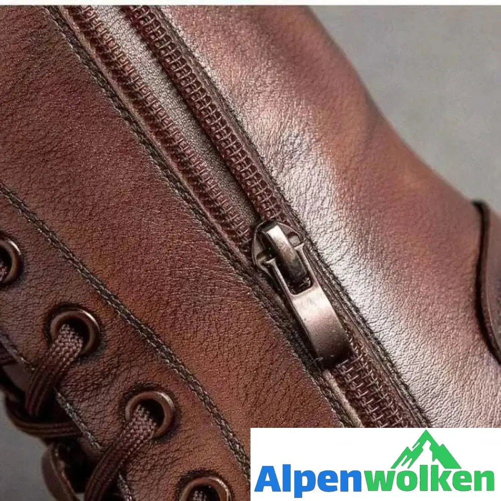 Alpenwolken - Damen Vintage Martin Stiefel