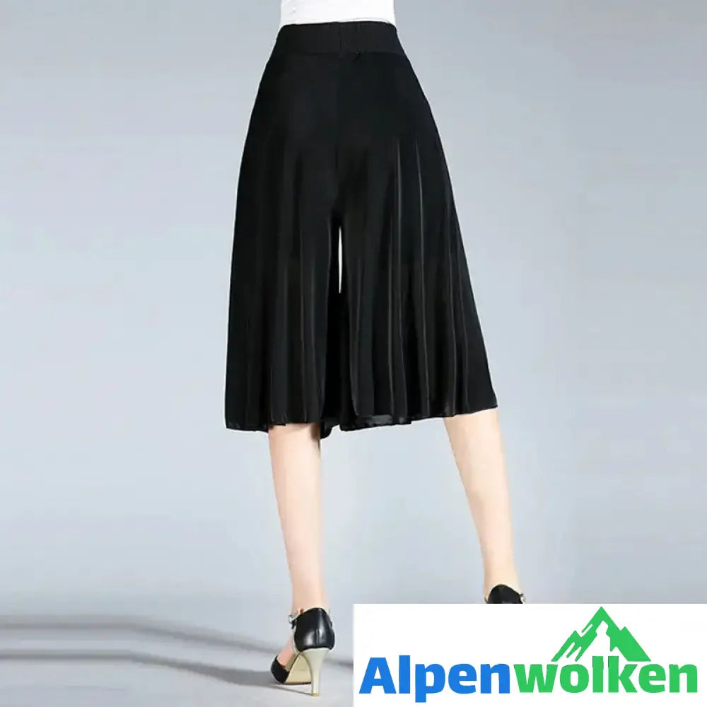 Alpenwolken - Damen Vintage-Stil weitem Bein Culottes Stil 02