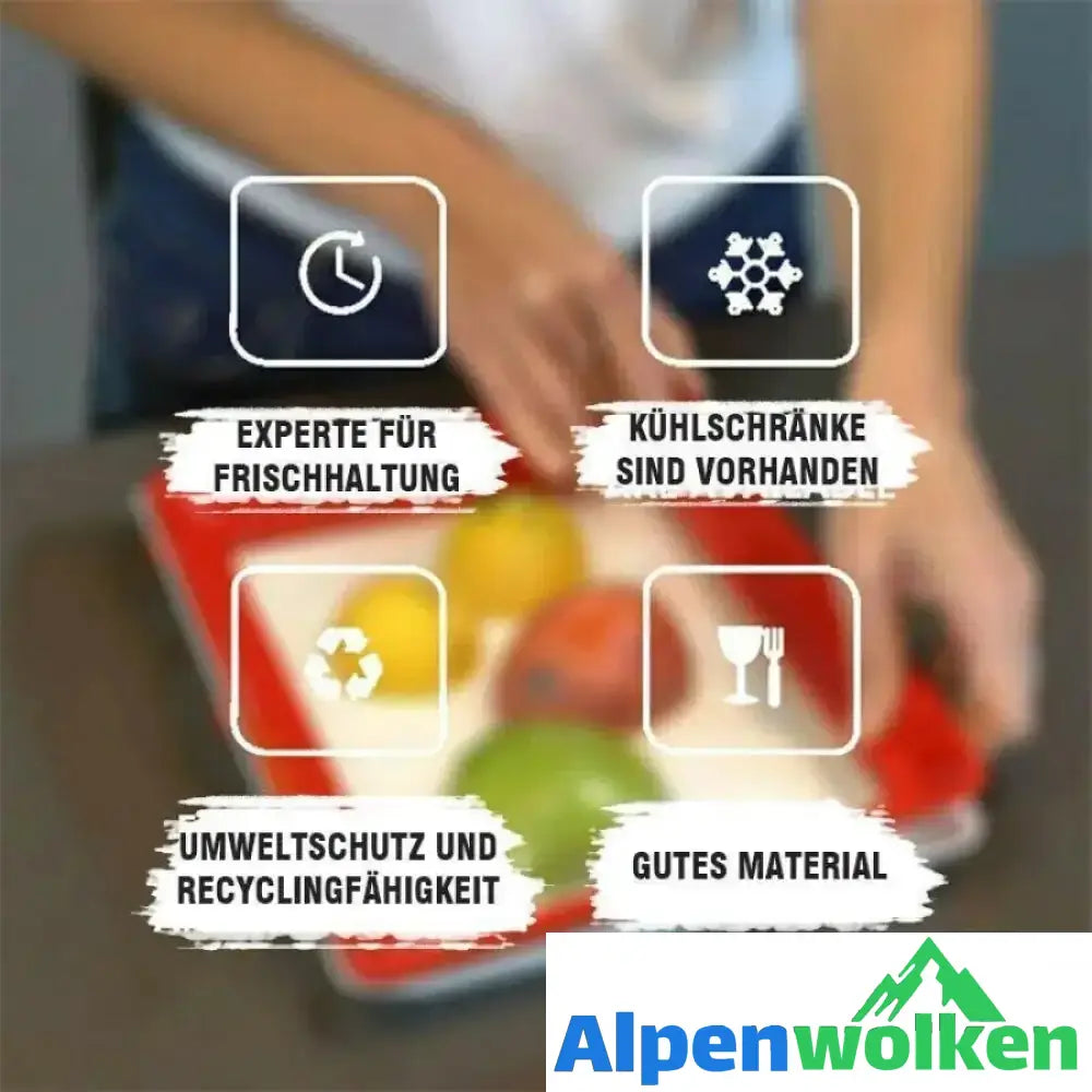 Alpenwolken - Das kreative Tablett für Lebensmittelkonservierung